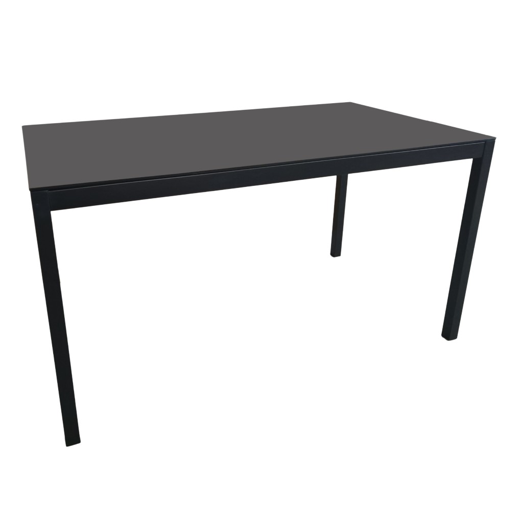 Mesa De Comedor Negro Perla 140X80X75Cm