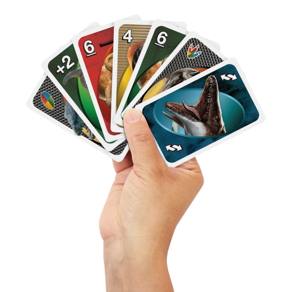 Uno Cartas Jurassic World Rebirth