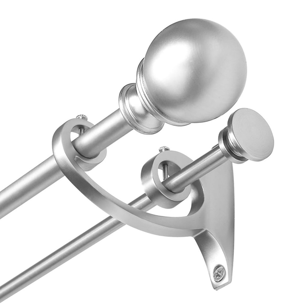 Barra De Cortina Plateado