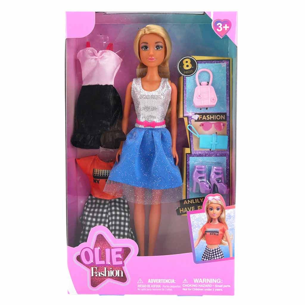 Muñeca Con Accesorios Olie Fashion