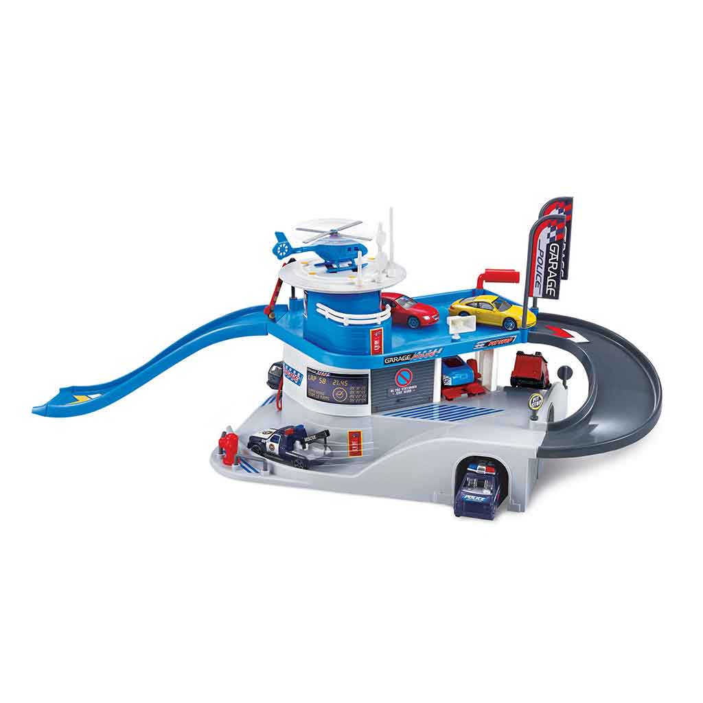 Estacionamiento Con 38 Piezas Y 3 Vehículos Happy Line