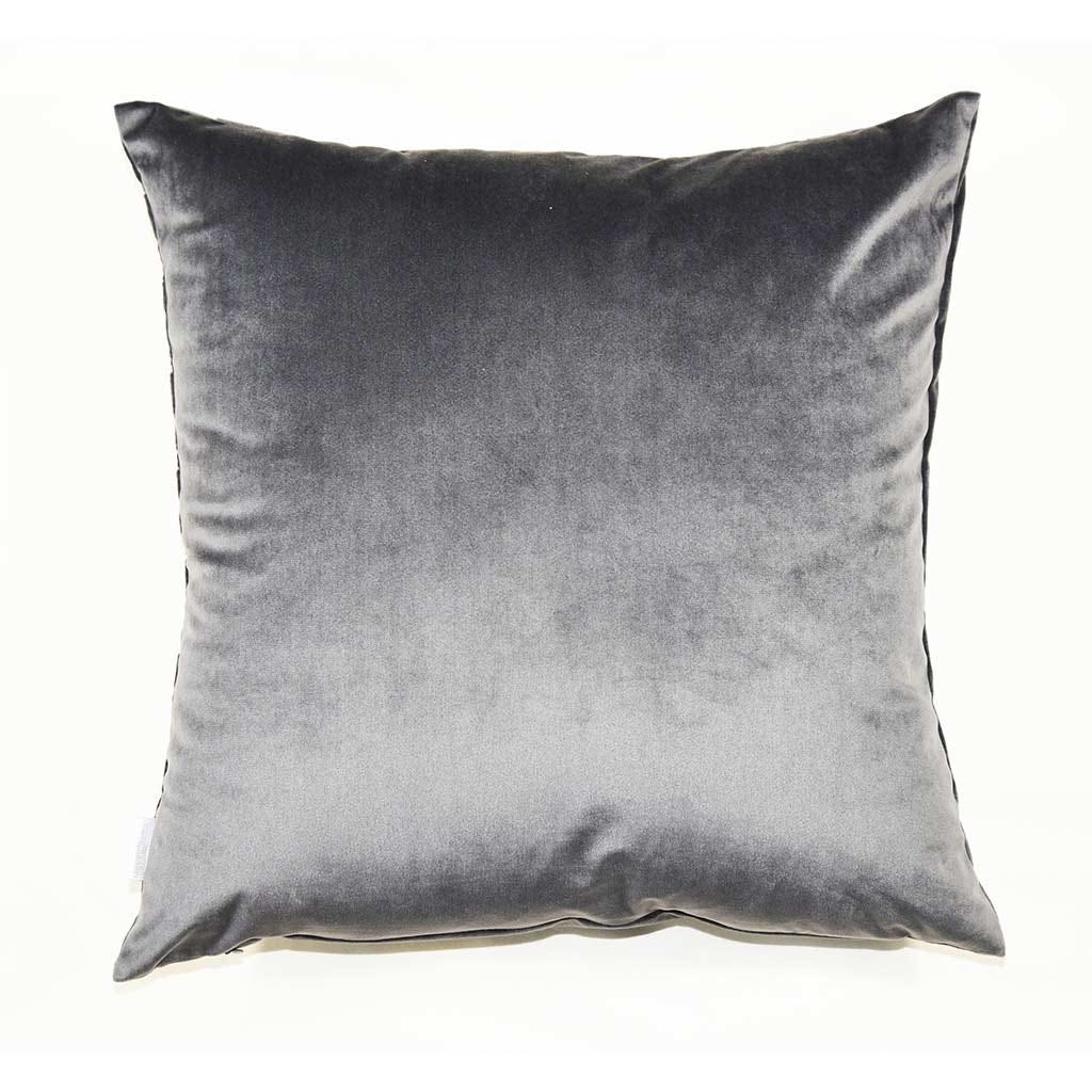 Cojín cuadrado de patrón gris 45X45CM