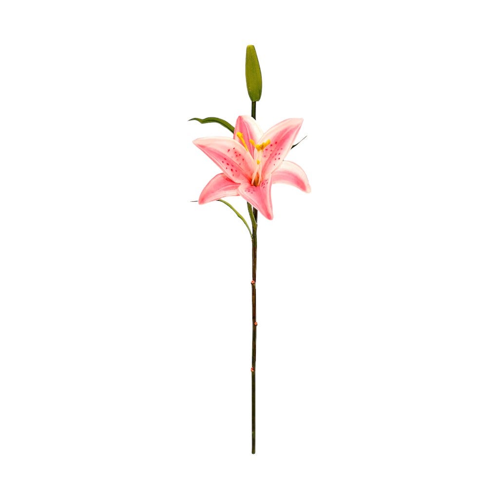 Azucena Rosa Artificial 61Cm