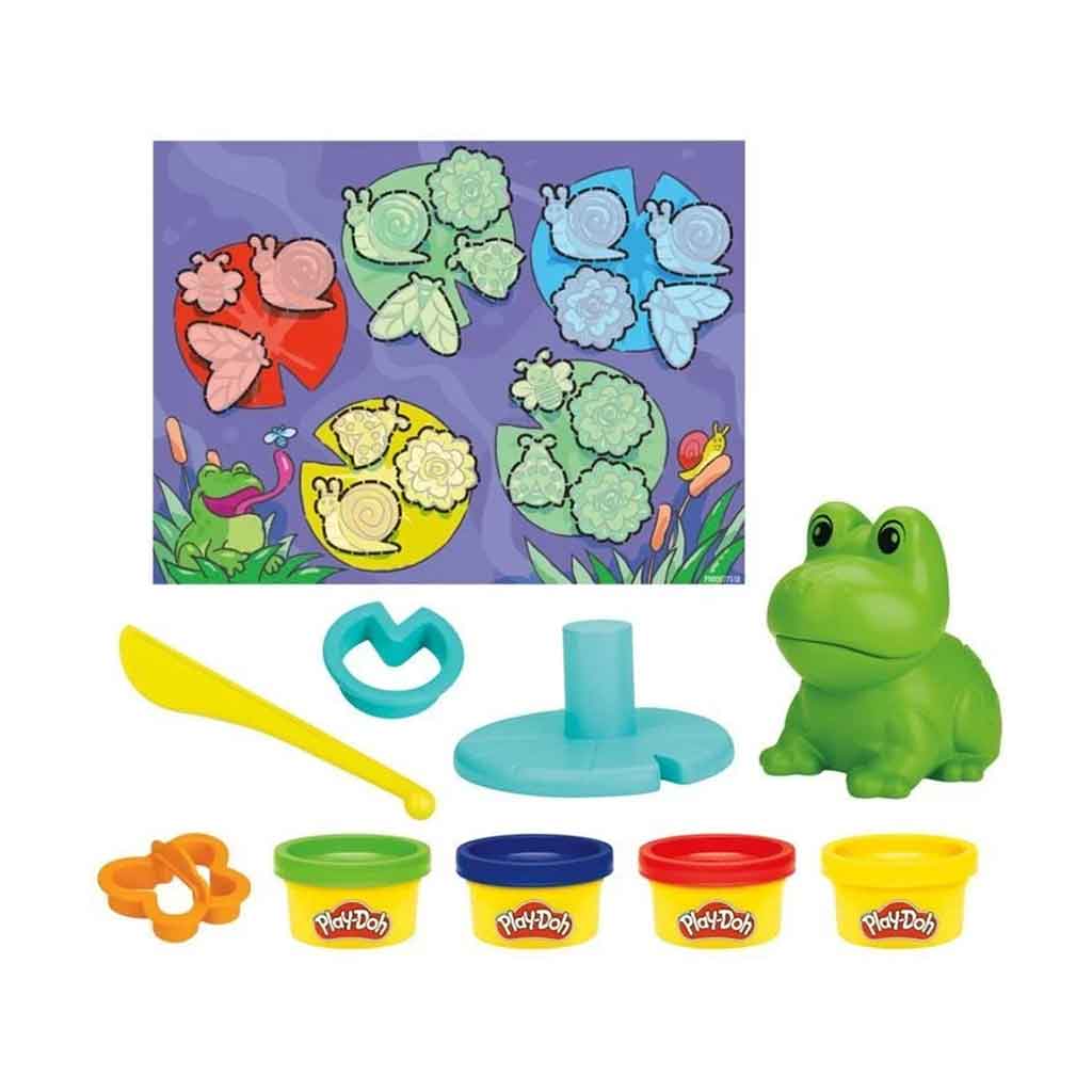 Primeras Creaciones Con Rana Y Colores Play-Doh