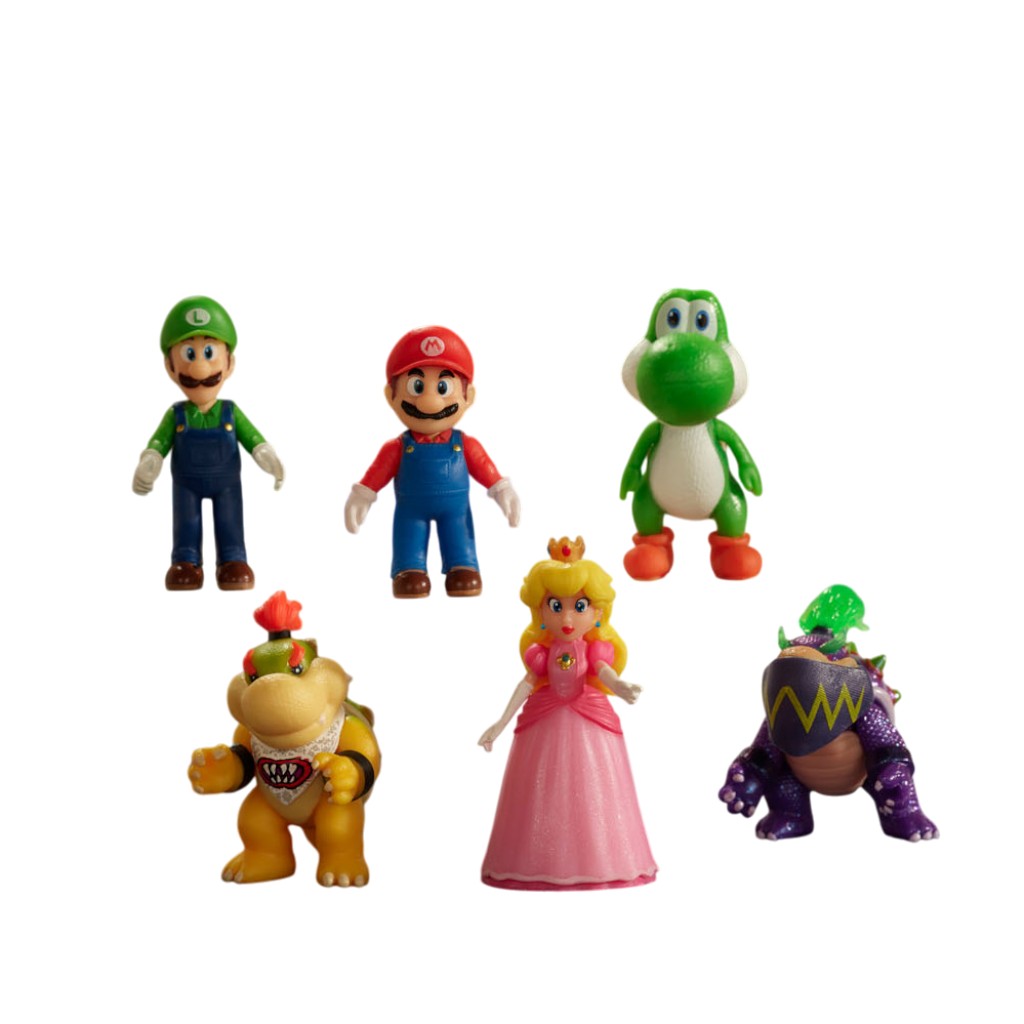 Super Mario Galaxy Figuras Con Lanzador Estelar Wave 1 Surtidas