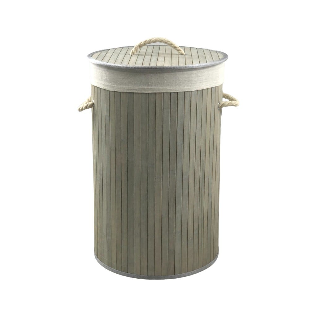 Cesta Gris Para Ropa 35x55cm