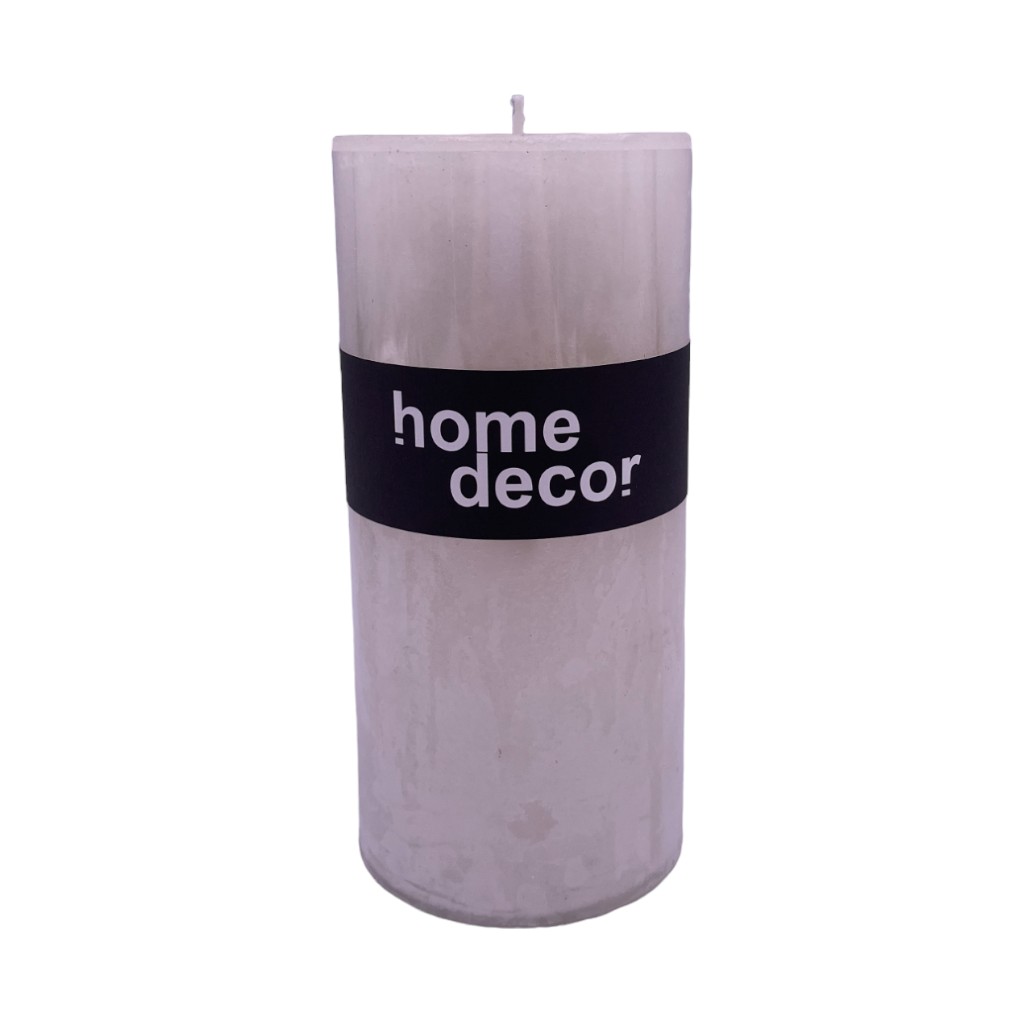 Vela Decorativa Blanco 7X15Cm