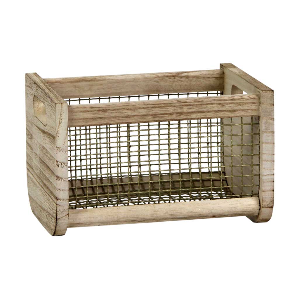 Caja decorativa de madera 21x16x13.5