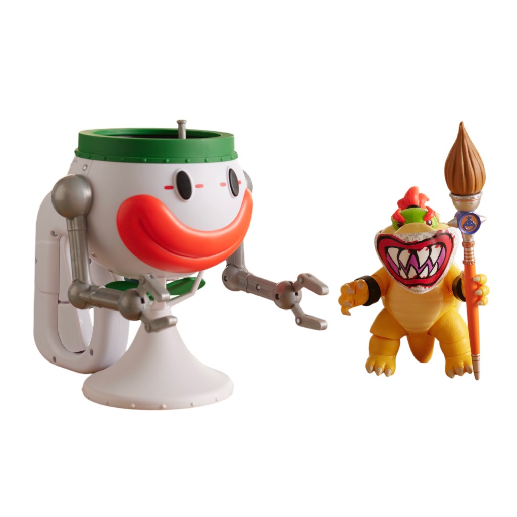 Super Mario Galaxy Set De Juego De Bowser Jr Con Coche Payaso