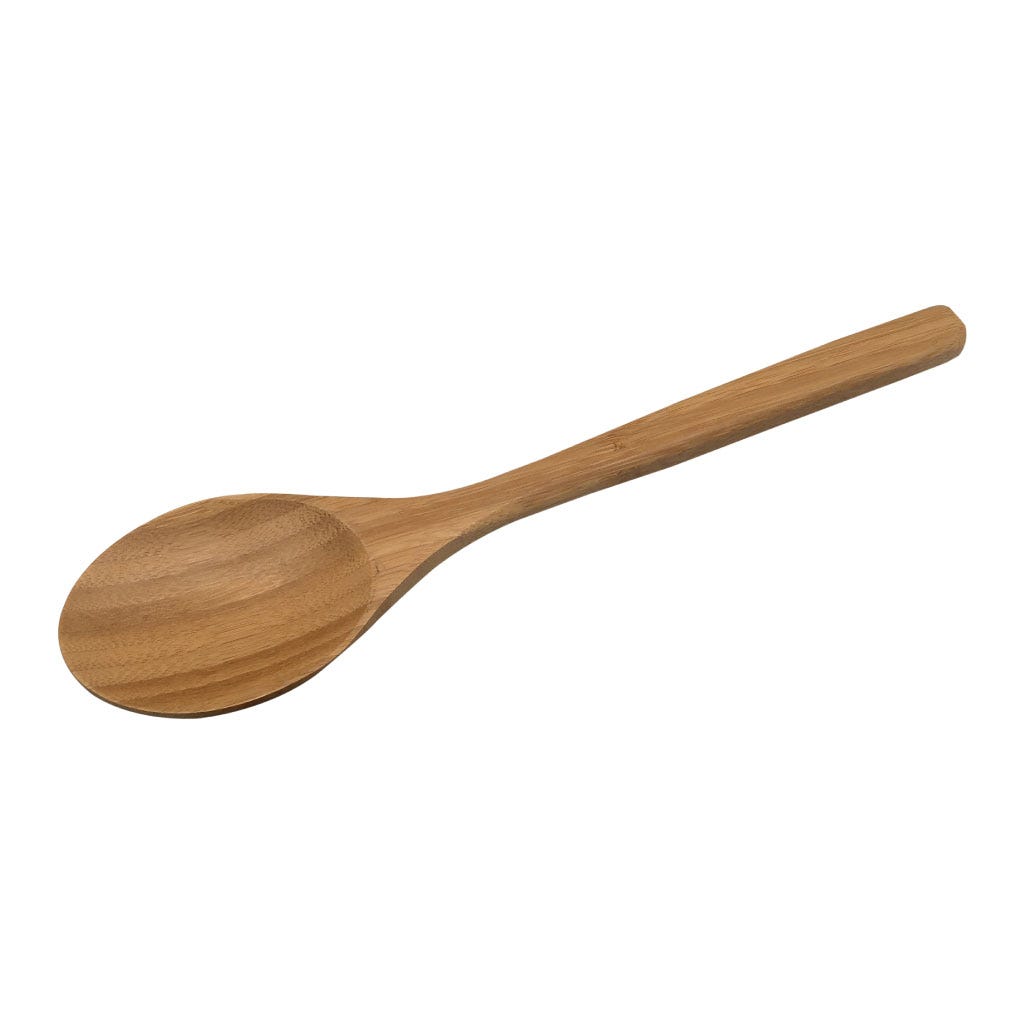Juego de 2 cucharas para servir de bambú