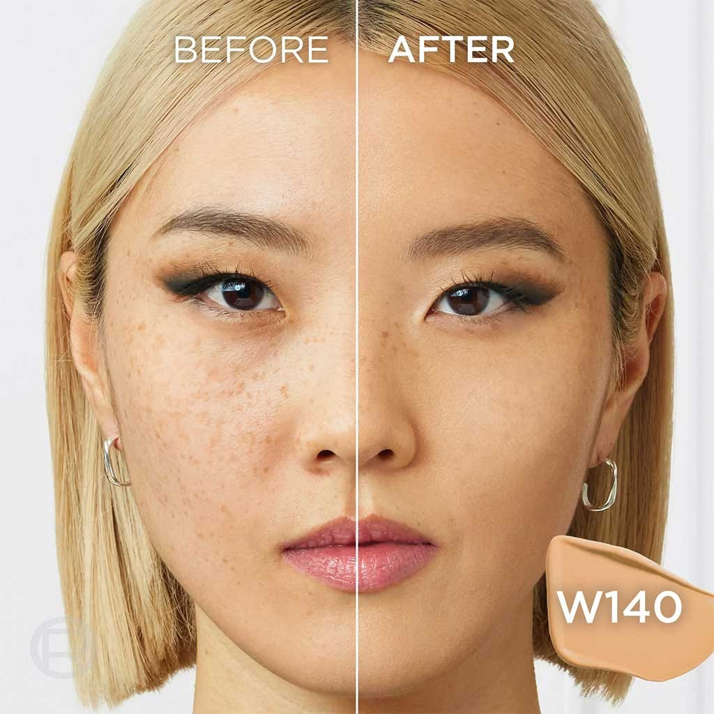 Skin Ink Up To 48H Longwar 2-In-1 Foundation Concealer W140 Light Warm ...