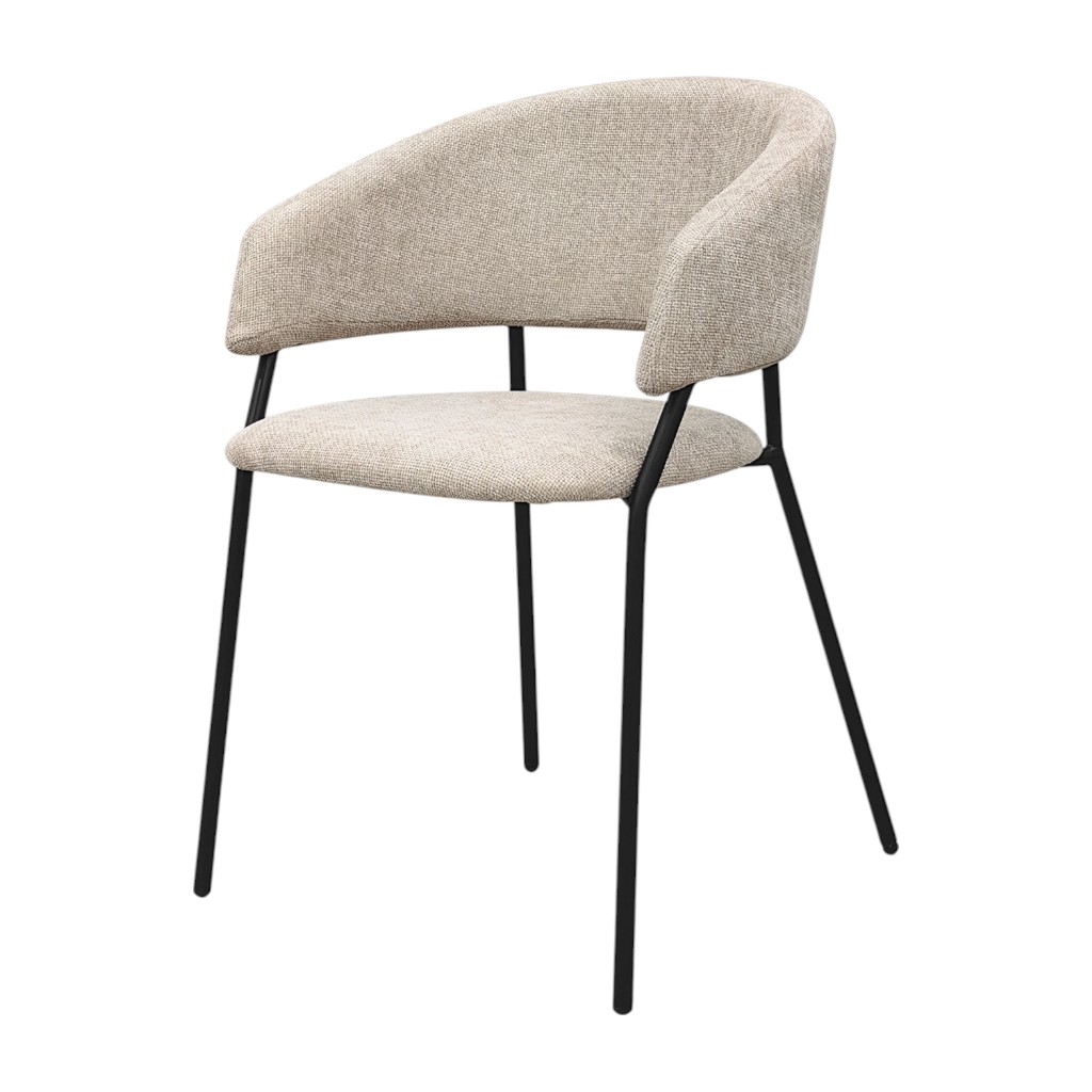 Silla De Comedor Minke Beige 57X56X80CM