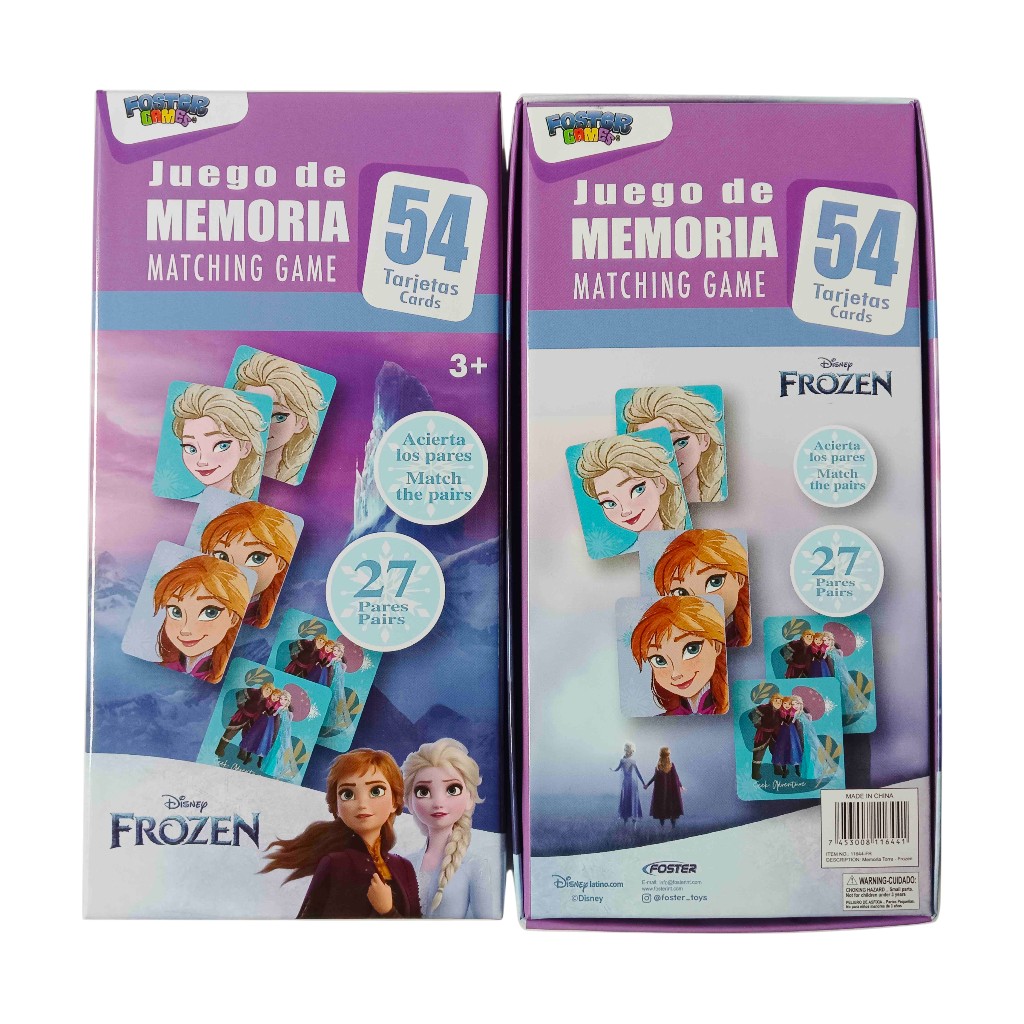 Foster Games Juego De Memoria 54 Tarjetas Disney Frozen