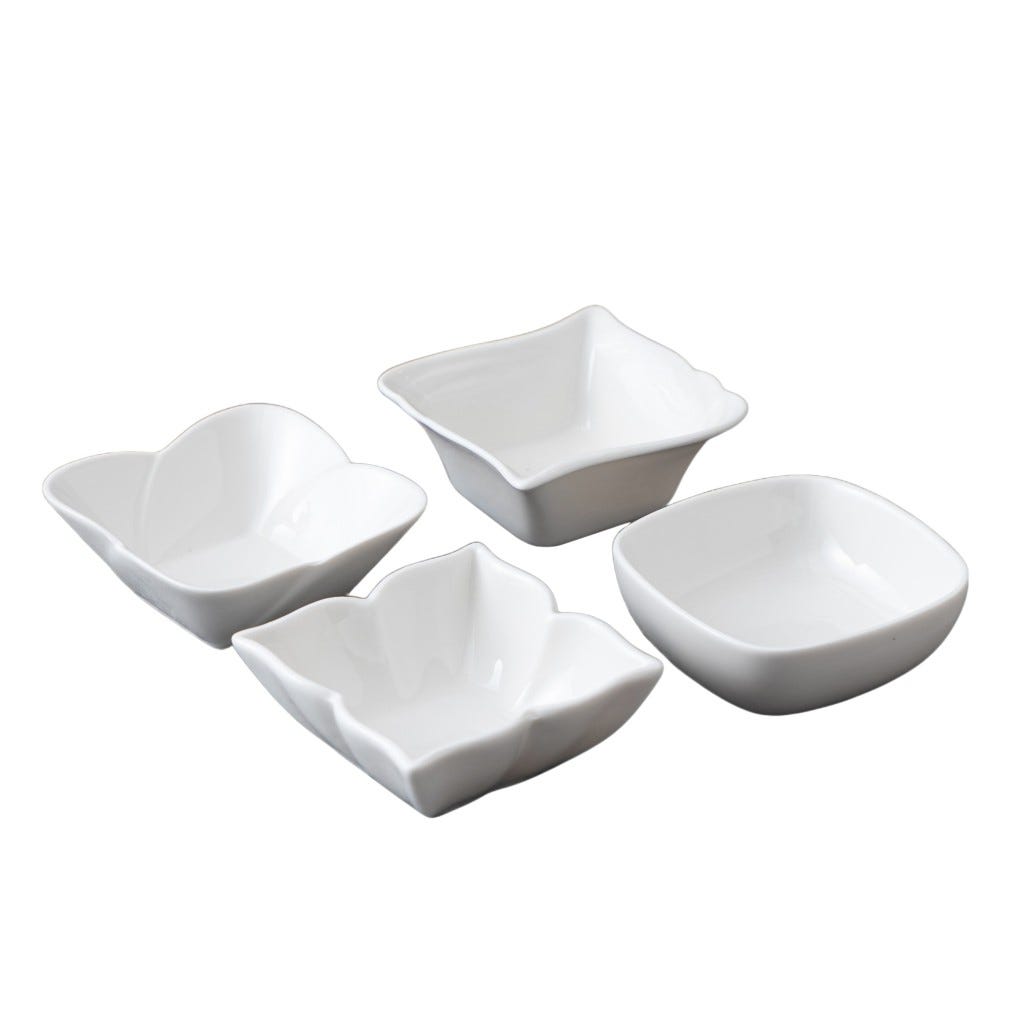 Juego De 3 Ramekin Blanco 5oz Modelos Surtidos