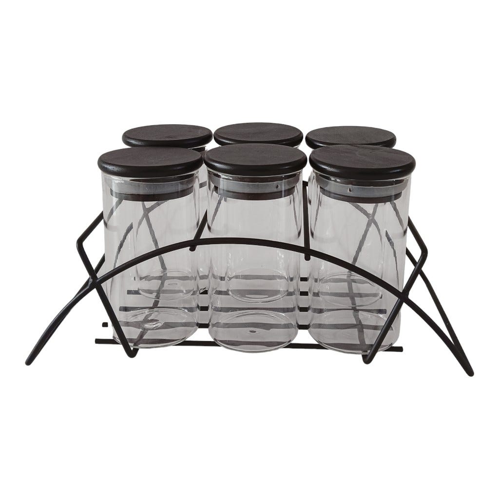 Set 7Pzs De Conservador De Especias 160Ml