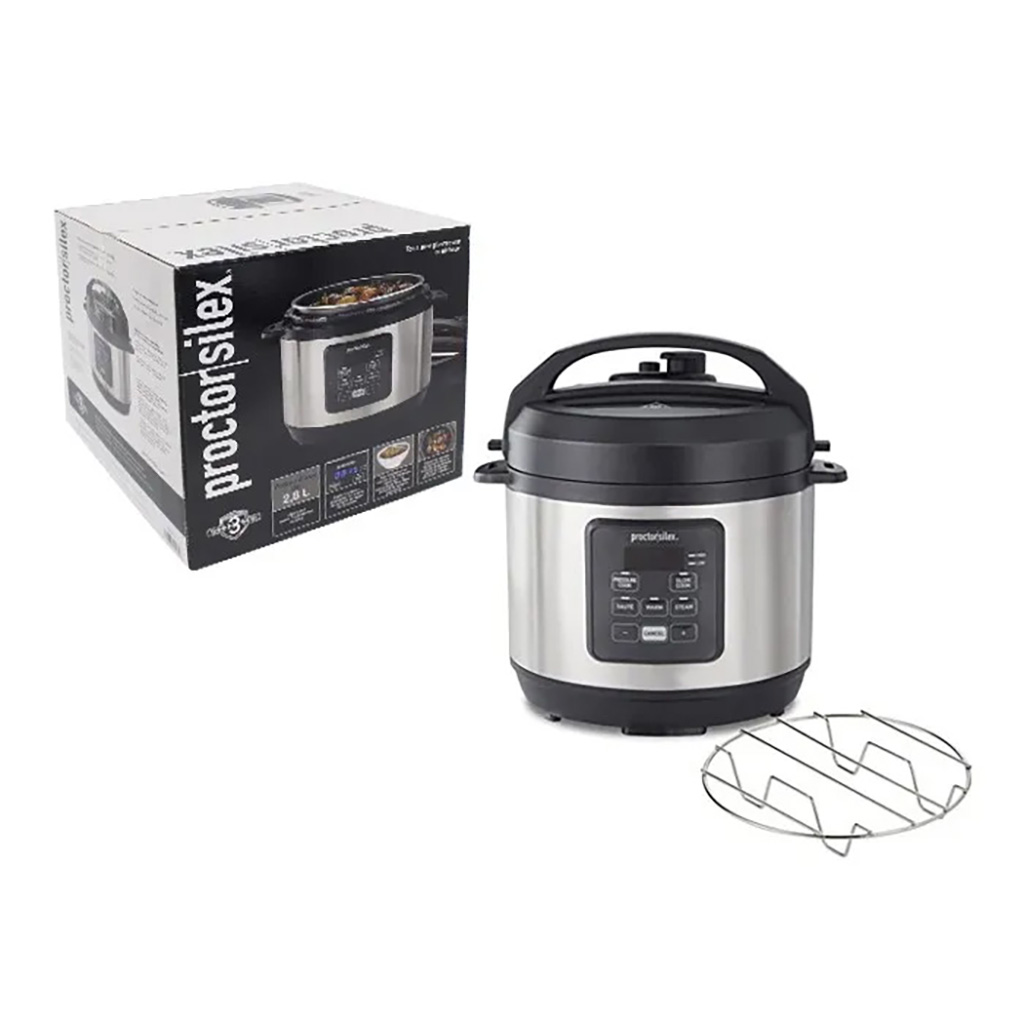 Olla a Presión3 Quart Electric Pressure Cooker Eléctrica 3 Cuartos de Galón