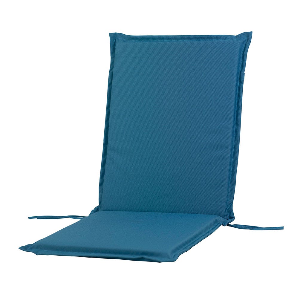 Cojín azul de espalda baja