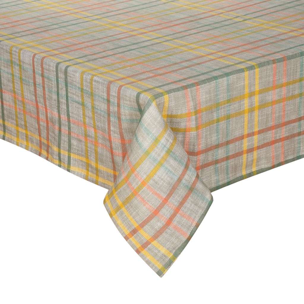 Mantel Estampado De Rayas 140x140cm