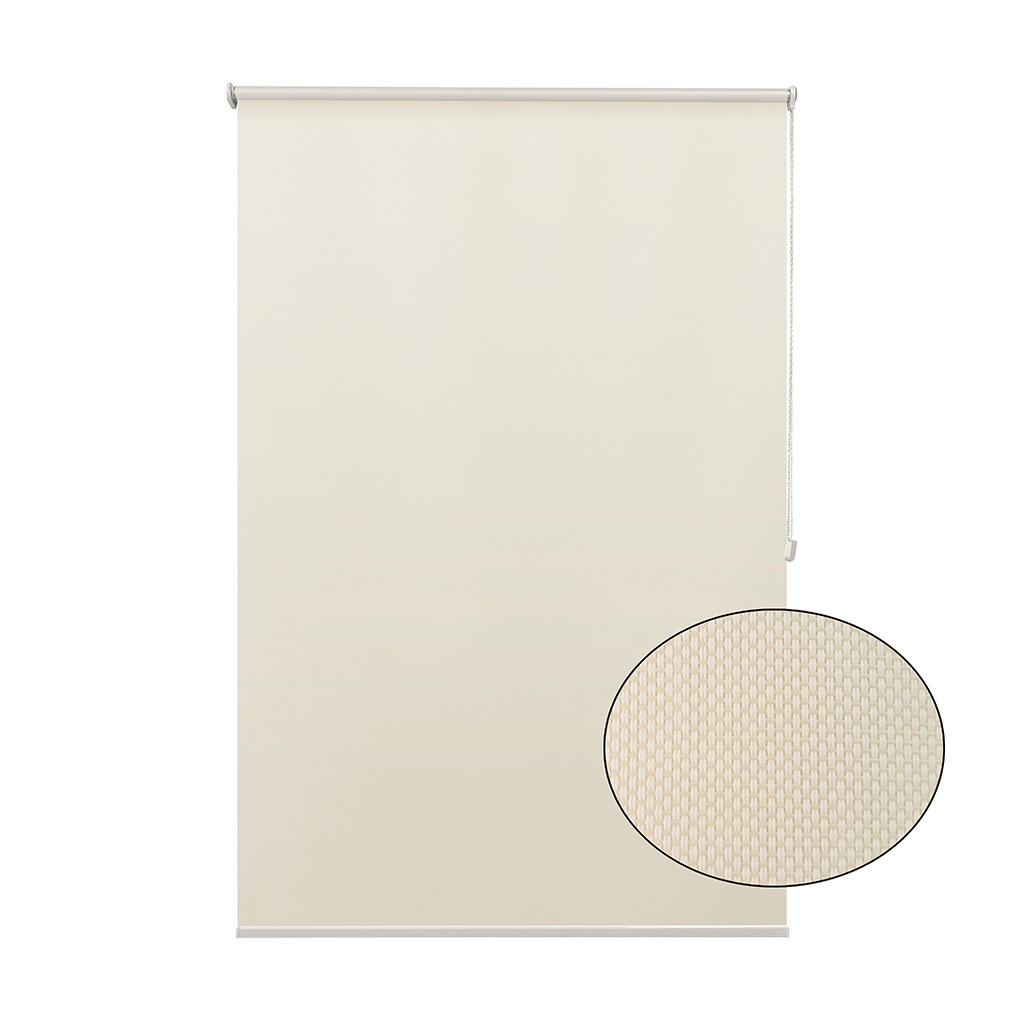 Persiana enrrollable de protección solar crema 120x180CM