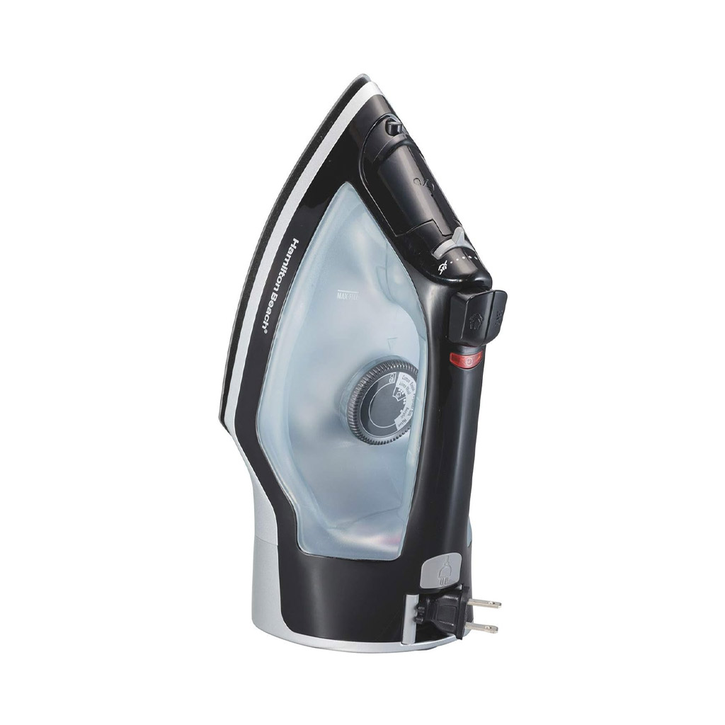 Plancha Antiadherente Retráctil Negra Hamilton Beach