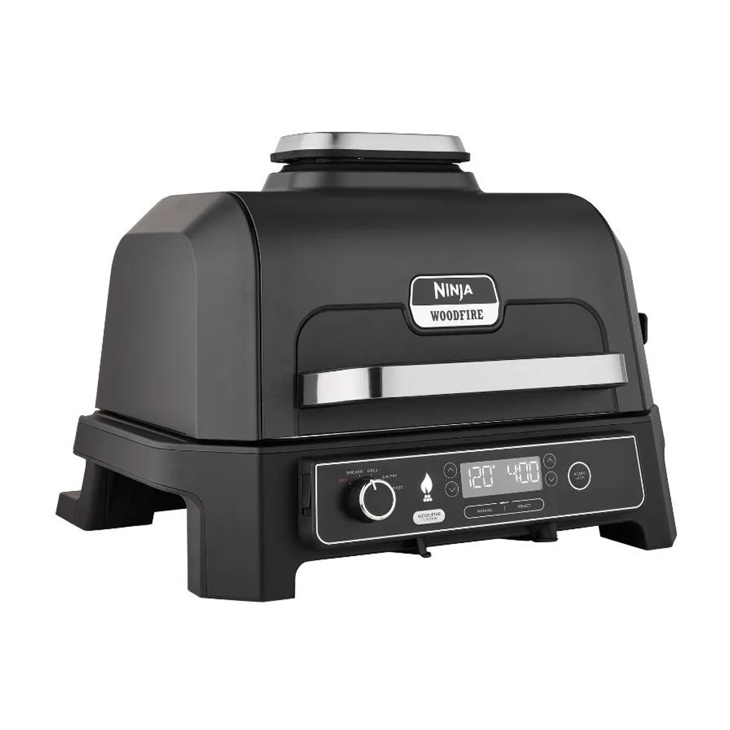 Barbacoa El&eacute;ctrica Con Ahumador 7 En 1 Ninja Woodfire