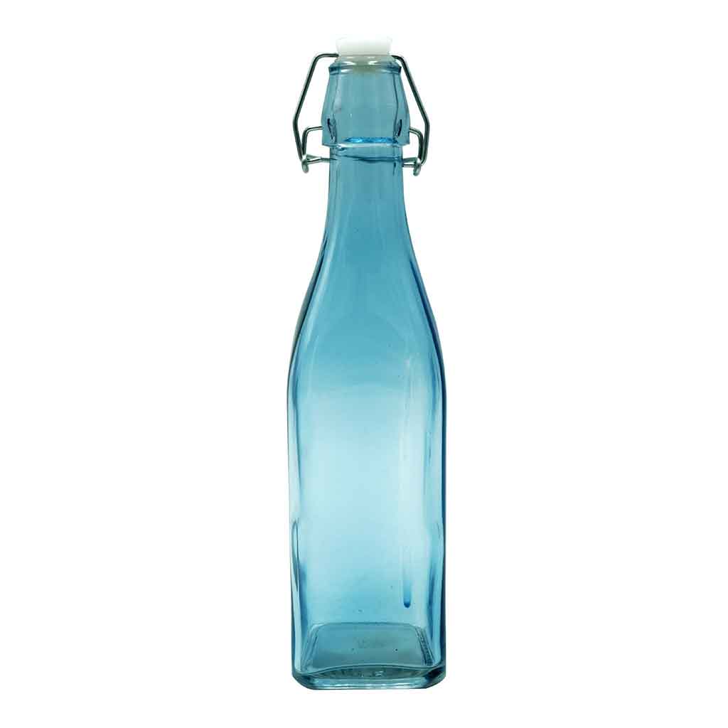Botella de vidrio azul 1000 ML