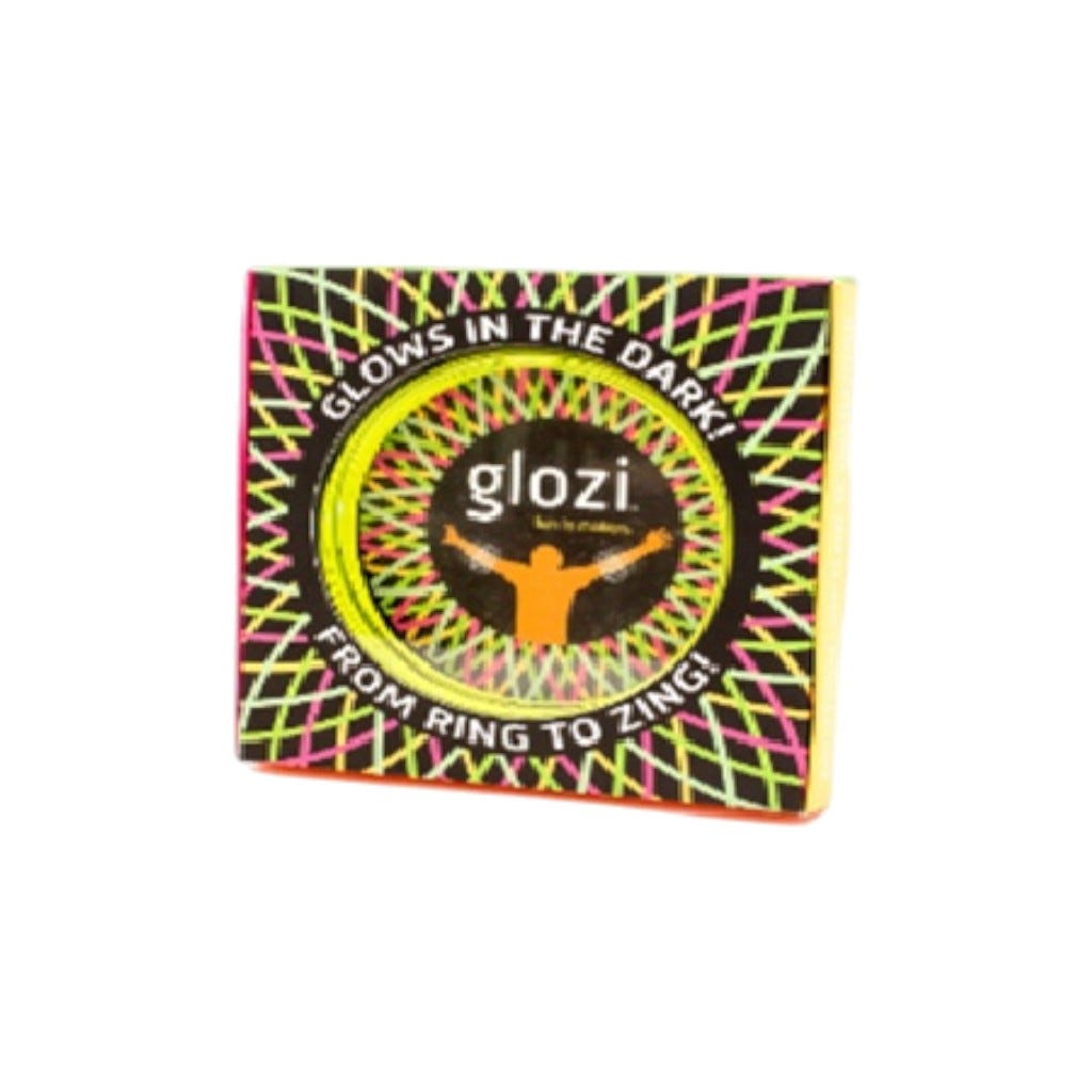 Anillo Cinético Glozi Amarillo Brilla En La Oscuridad