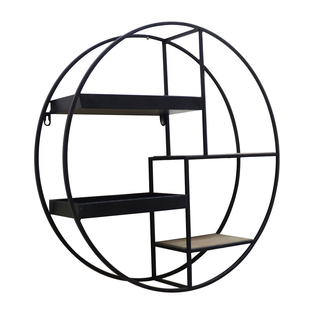 Decorativo Estante de Pared Redondo