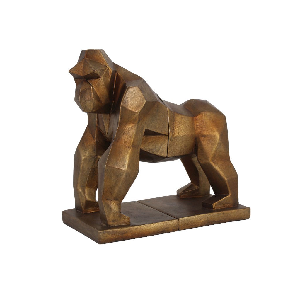 Sujetalibros Decorativos De Gorila 14x12.5x24cm