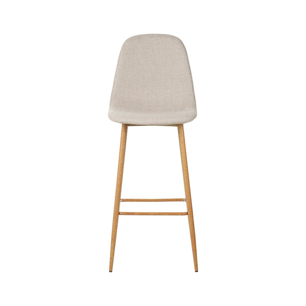 Silla De Bar Ino Beige 49,5x41x109,5cm