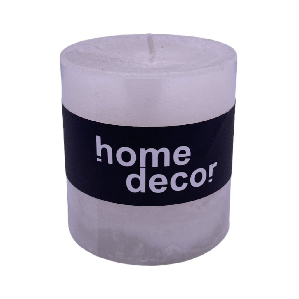Vela Decorativa Blanco 7X7.5Cm