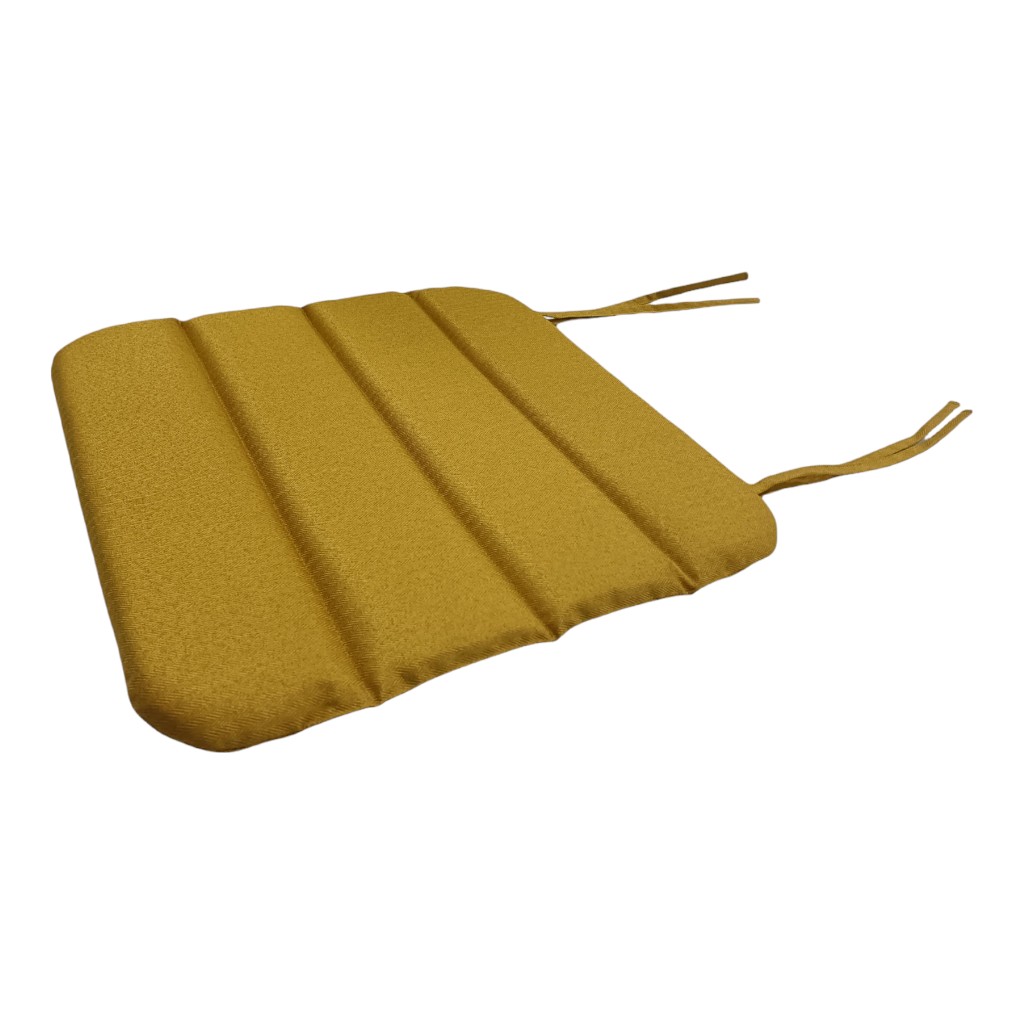 Cojín Con Amarre Amarillo 39x39x2cm