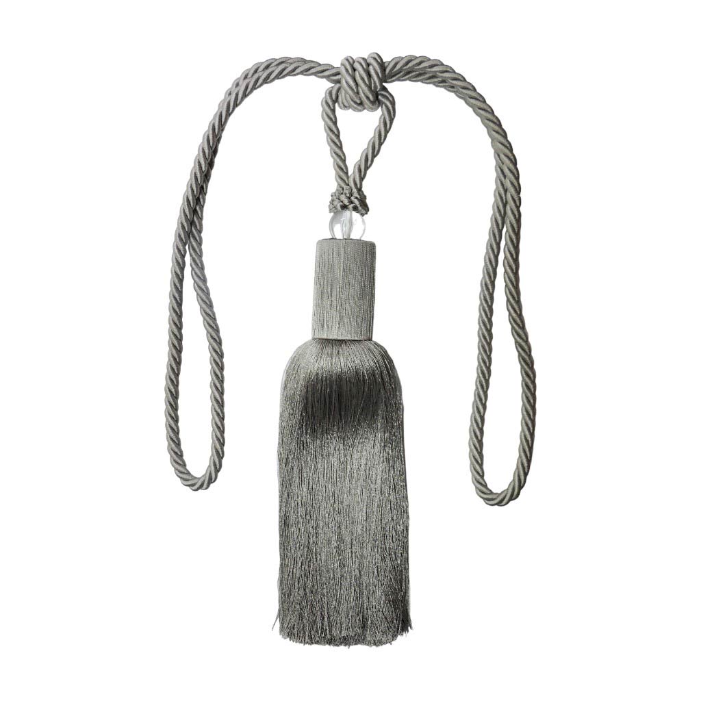 Borla De Cortina Color Gris Claro 68Cm
