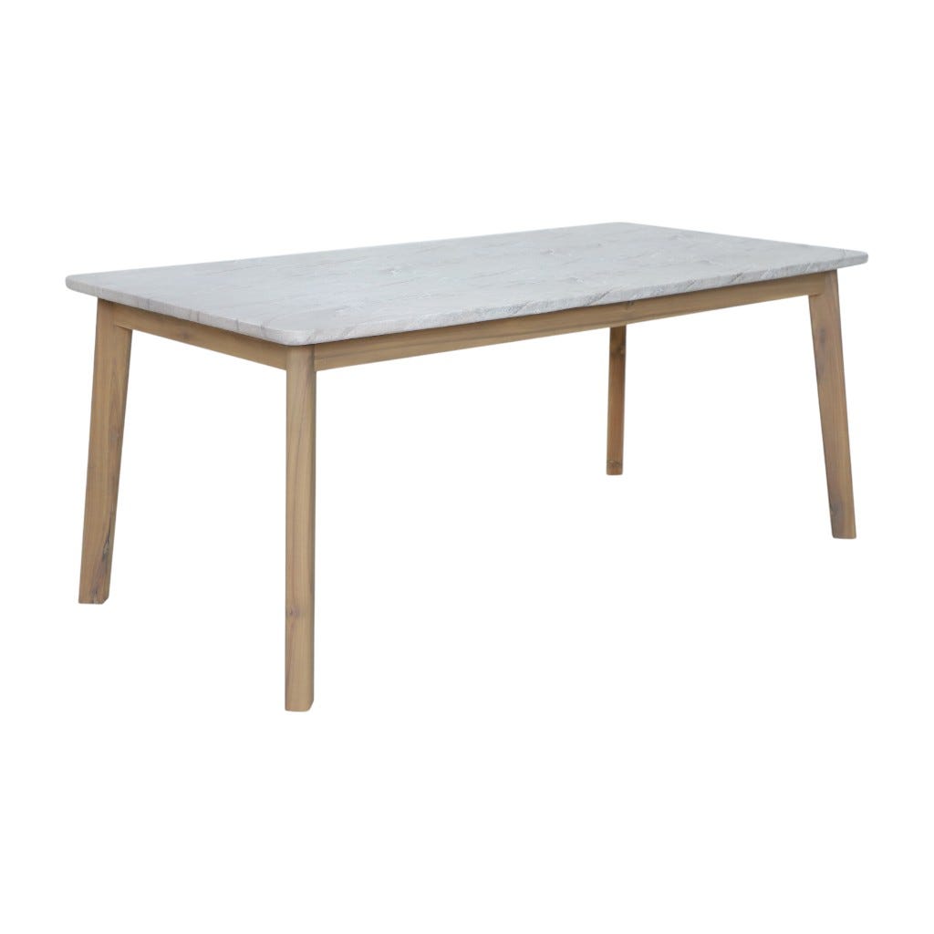 Mesa De Comedor De Patio El Toro Gris 180X90X75Cm