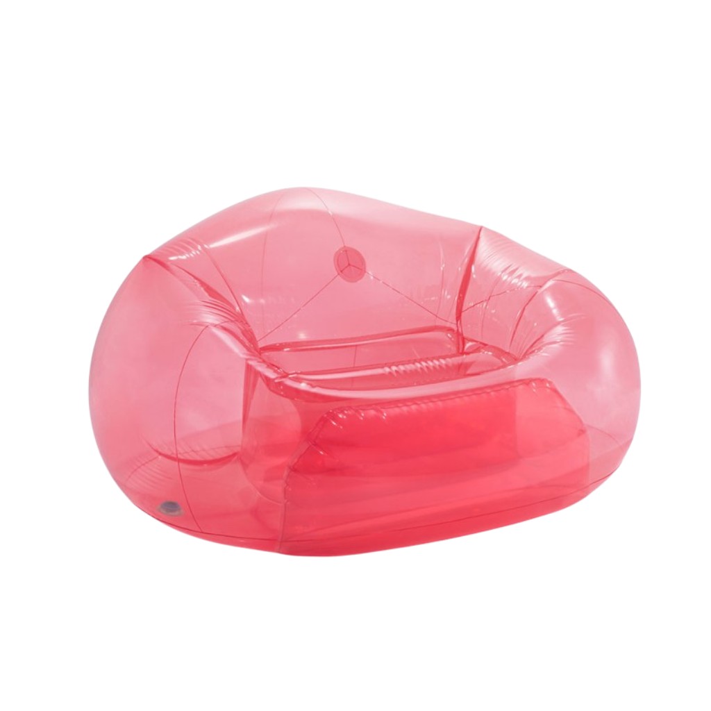 Silla Inflable Rosa 54X50X29In