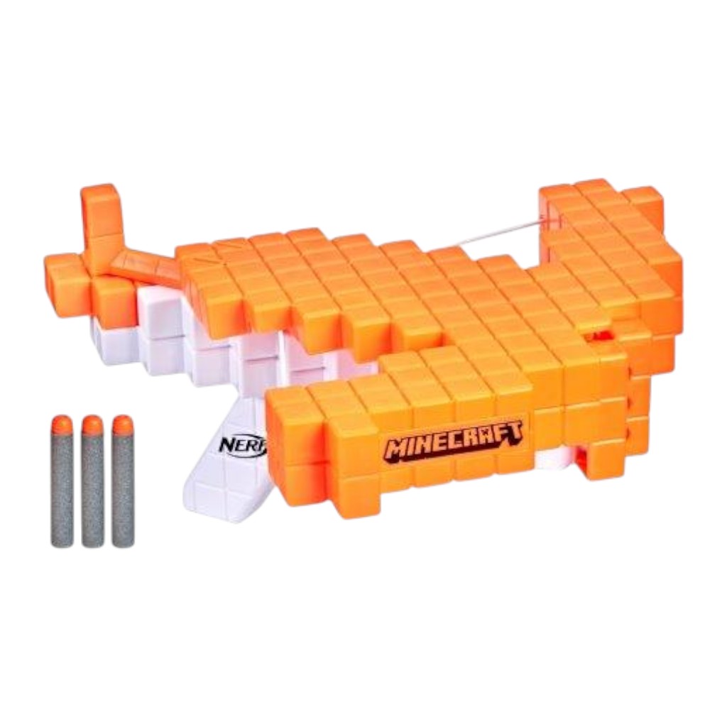 Lanzador Nerf Minecraft Pillagers Crossbow