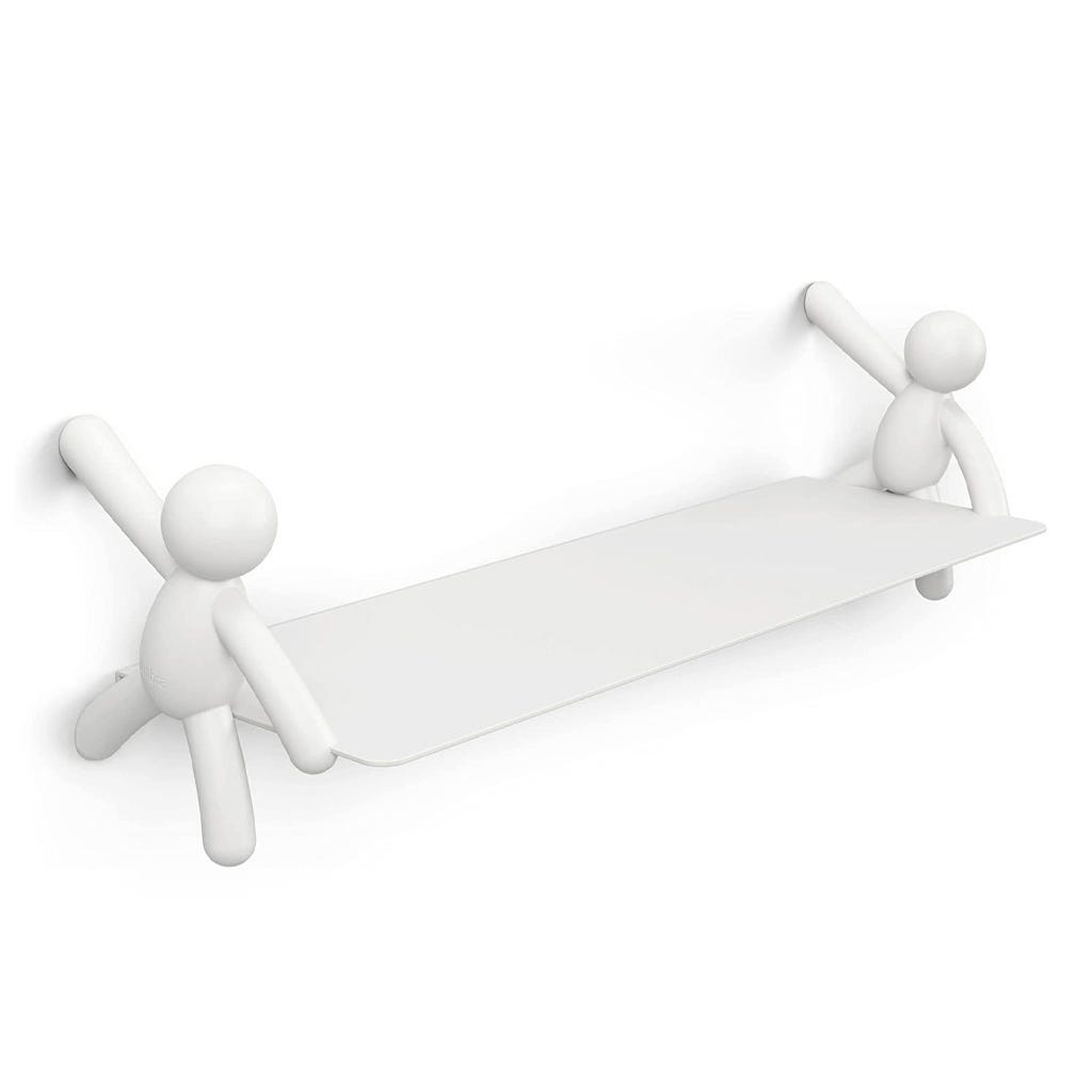 Estantería Buddy Blanca 46X14X15Cm