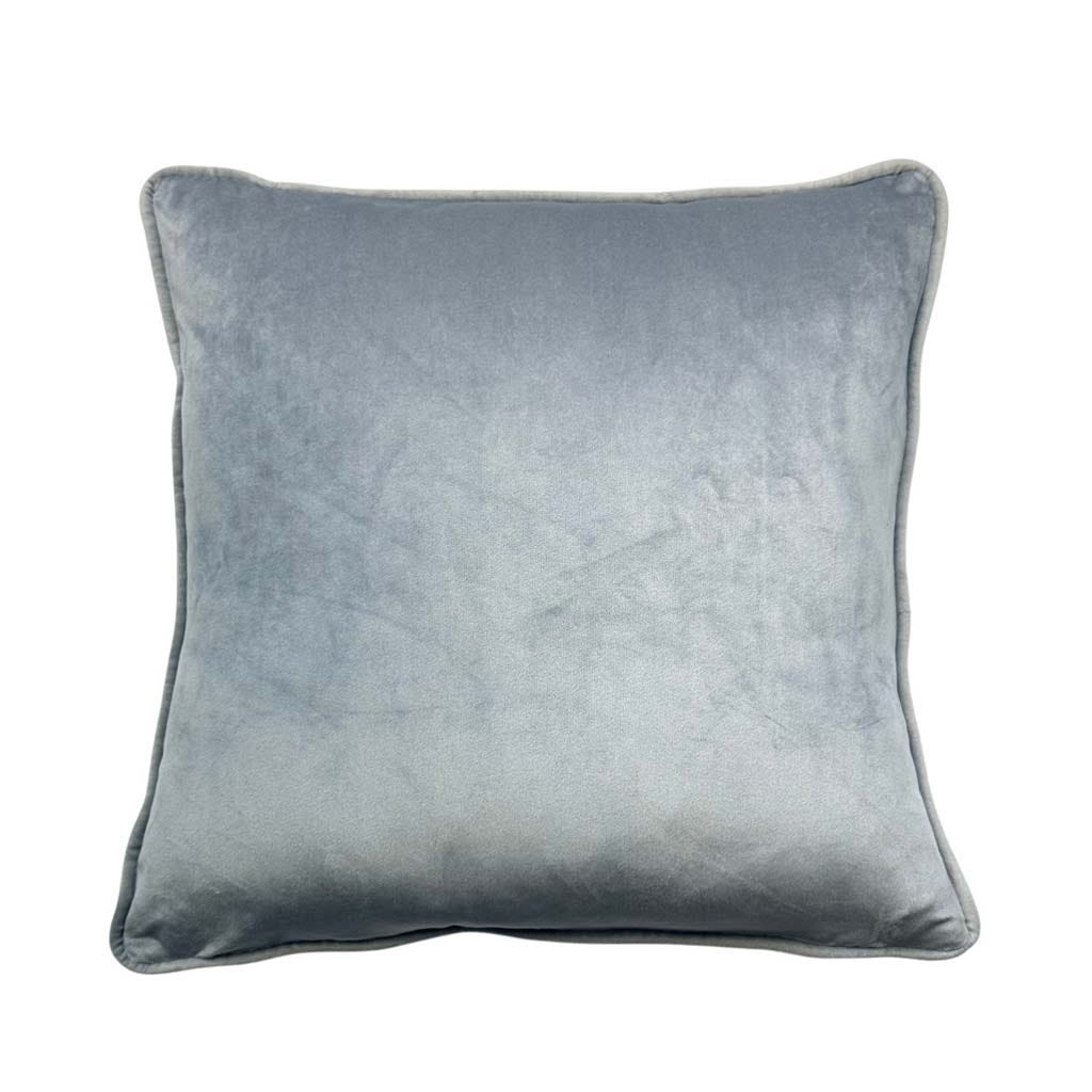 Cojín Aterciopelado Gris Claro 45x45cm