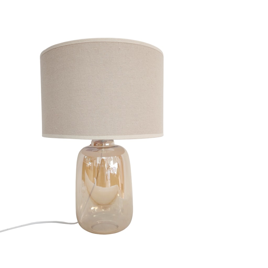 Lámpara De Cristal De Mesa 33x48cm