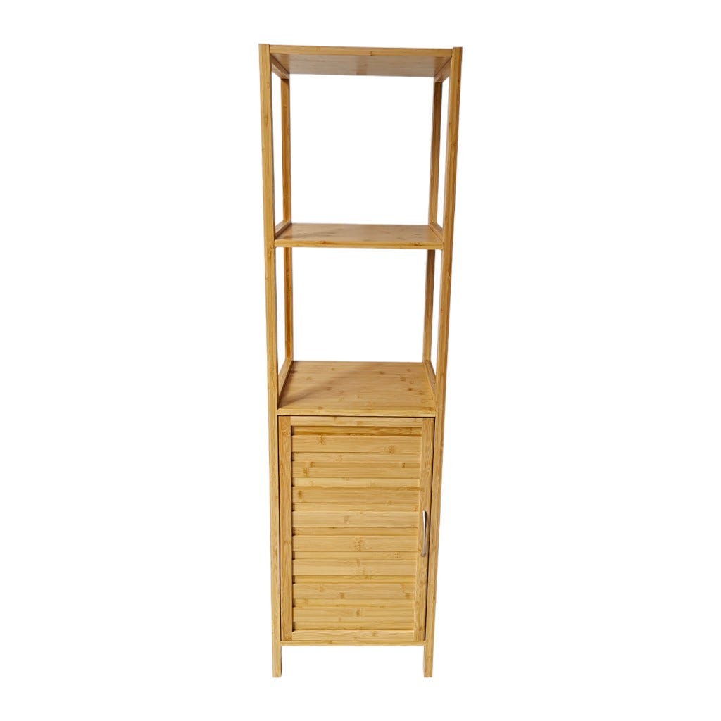 Armario De Baño Natural 33X36.8X136.5Cm