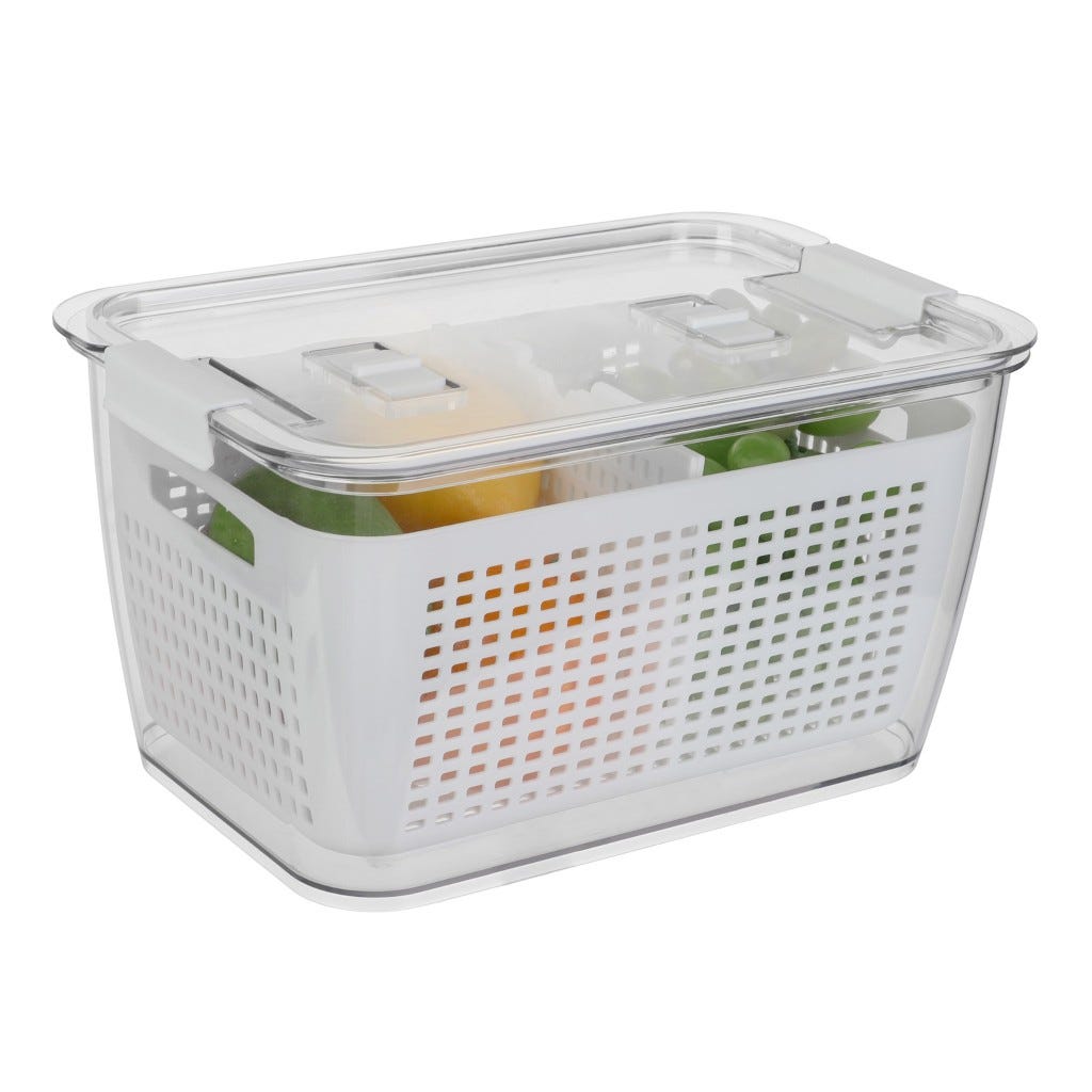 Caja De Almacenamiento Para Nevera 29X19X15Cm