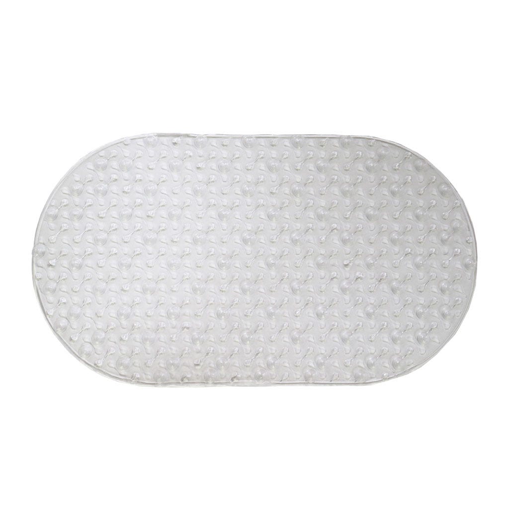 Alfombra antideslizante transparente para baño