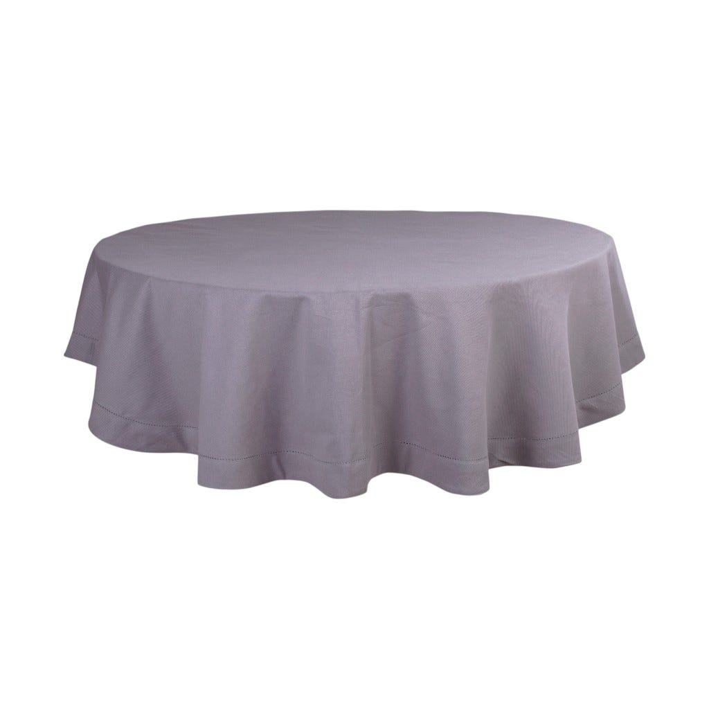 Mantel Redondo Gris 180Cm