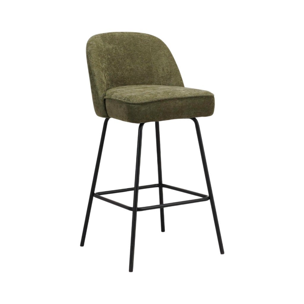 Silla De Bar Lory Verde Oscuro 50X46X99Cm