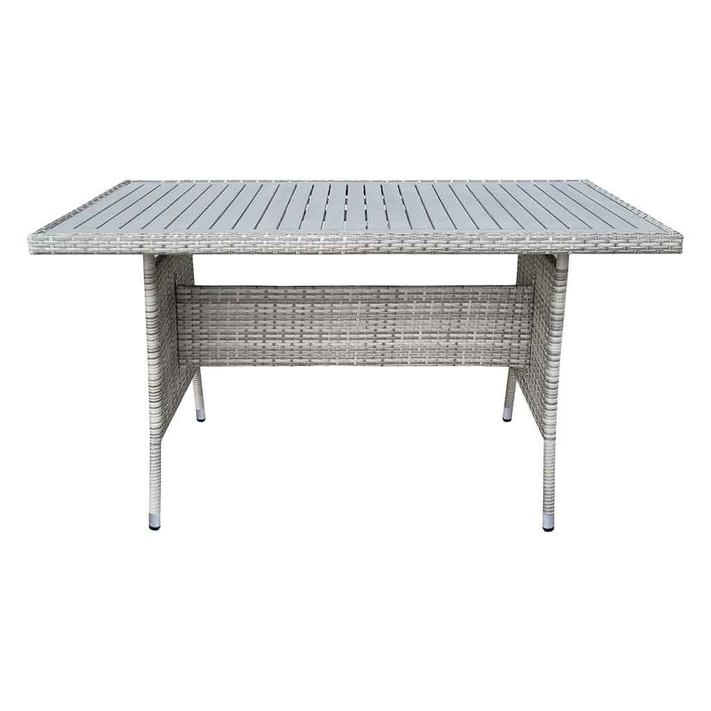 Mesa De Comedor Gris Paris 80X140X75Cm
