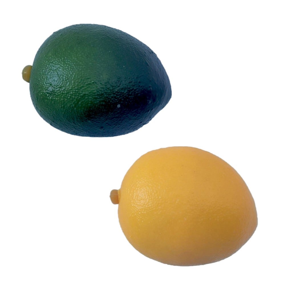Limon Decorativo 9x8cm