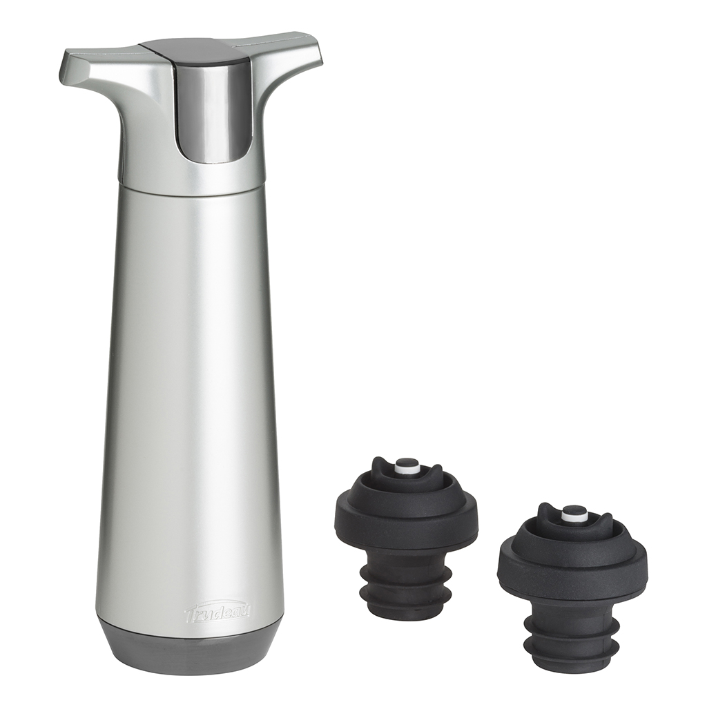 Bomba de vino con 2 tapones