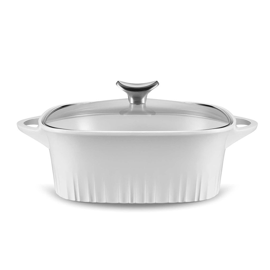 Asador De Aluminio Fundido 3.2 Cuartos Con Tapa Corningware