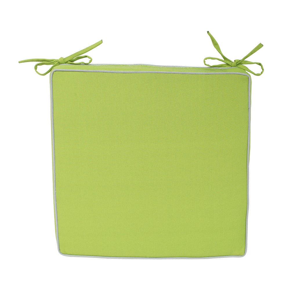 Cojín Con Amarre Verde 40X40X4Cm