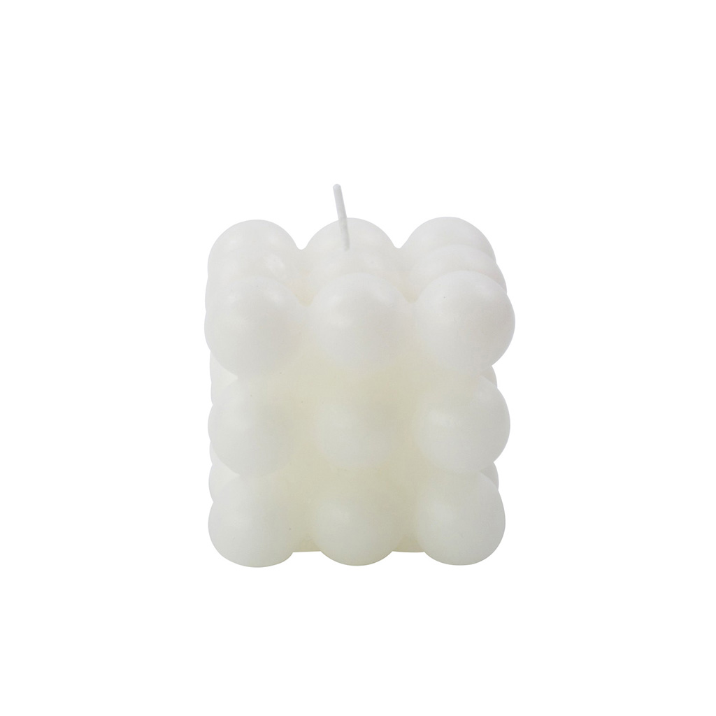 Vela de burbuja blanco 8CM